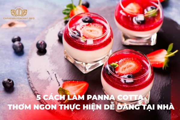 cách làm panna cotta 